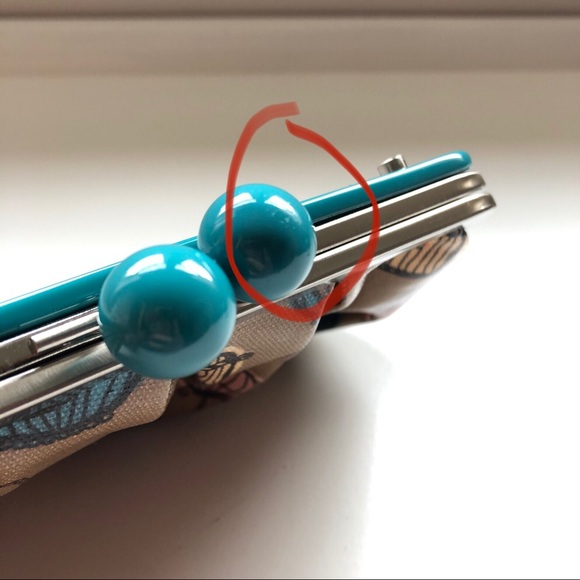 Brand new Fossil Keyper bird cage print clutch - Picture 4 of 4